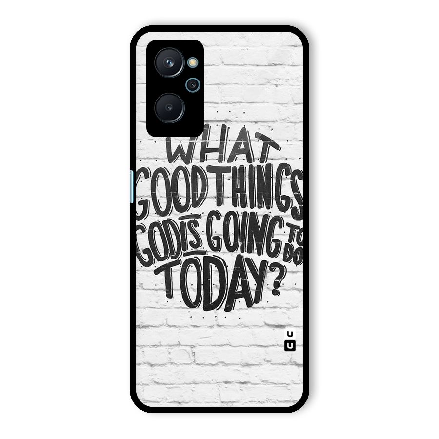 Wall Good Glass Back Case for Realme 9i