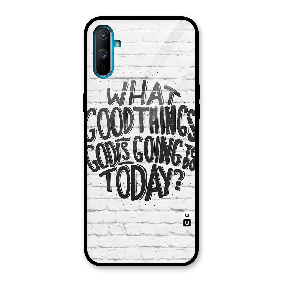 Wall Good Glass Back Case for Realme C3