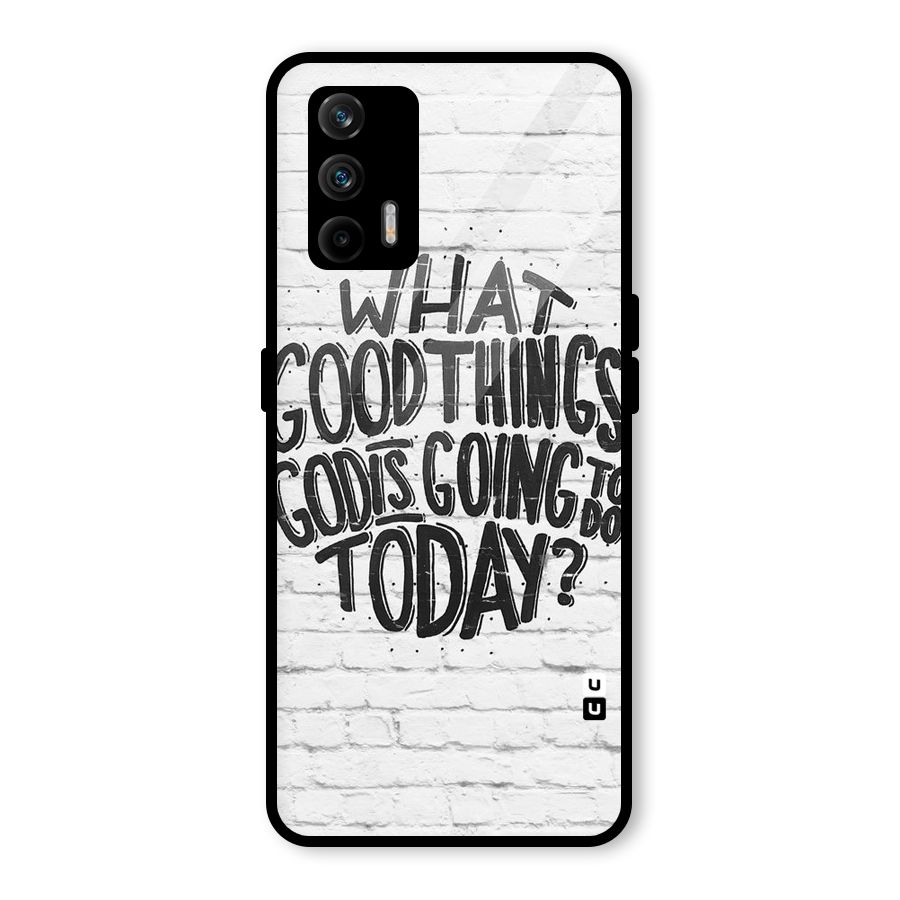 Wall Good Glass Back Case for Realme GT 5G