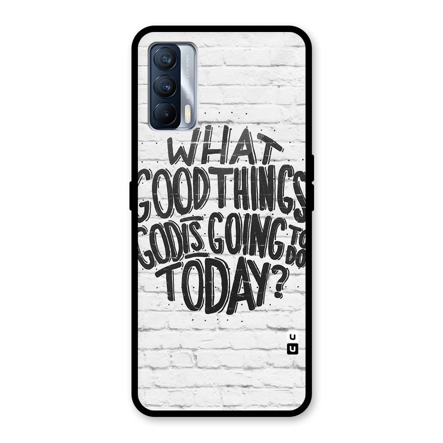 Wall Good Glass Back Case for Realme X7