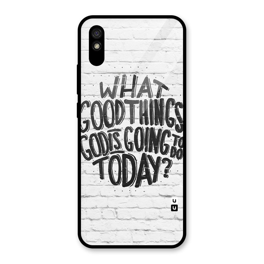 Wall Good Glass Back Case for Redmi 9i