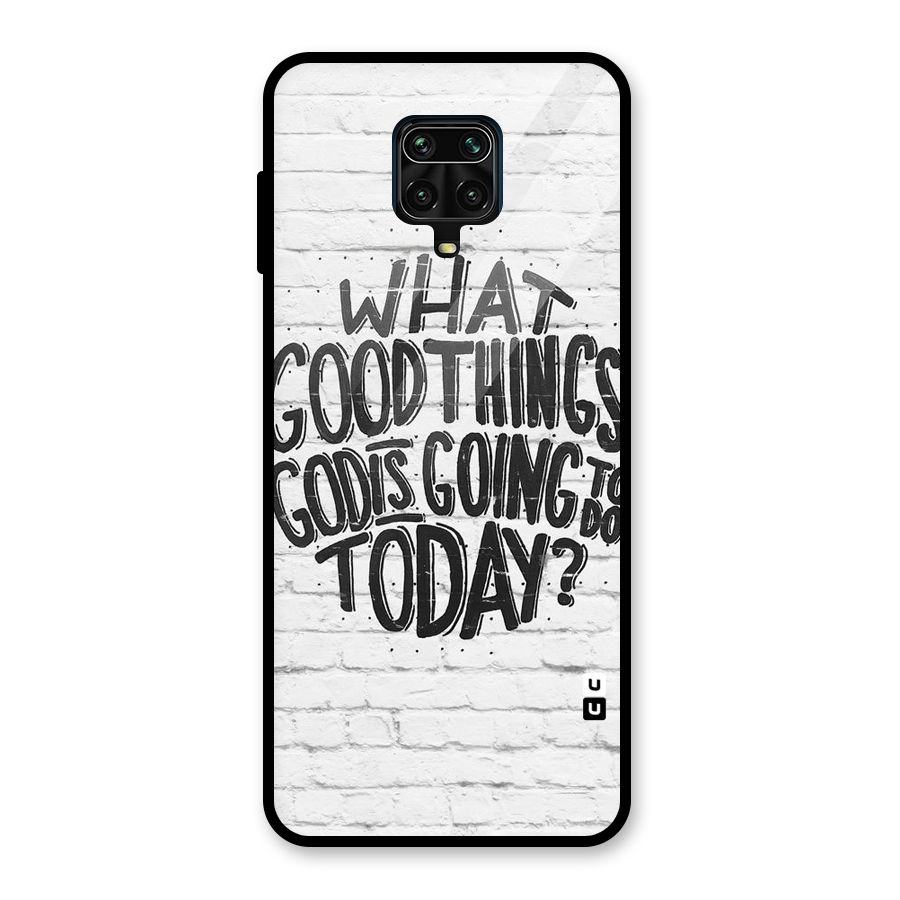 Wall Good Glass Back Case for Redmi Note 10 Lite