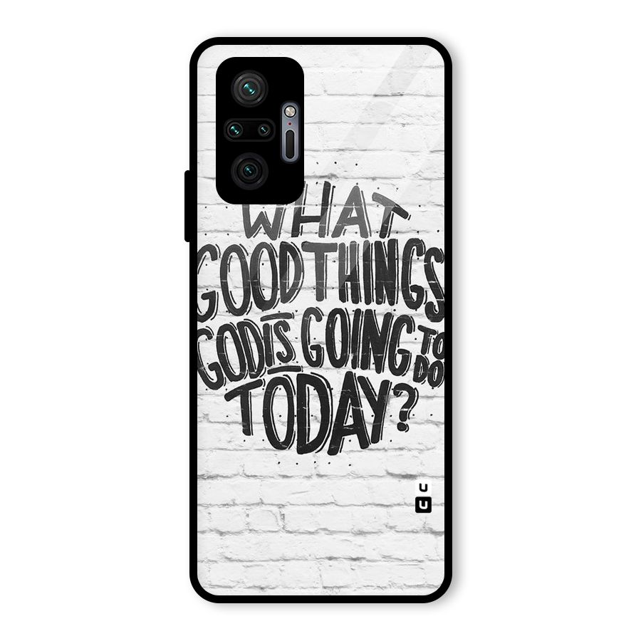 Wall Good Glass Back Case for Redmi Note 10 Pro