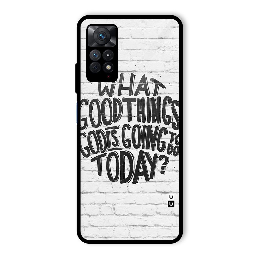 Wall Good Glass Back Case for Redmi Note 11 Pro