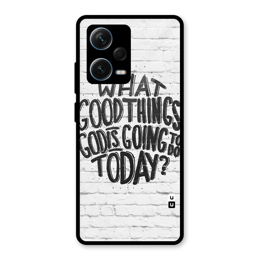 Wall Good Glass Back Case for Redmi Note 12 Pro Plus 5G