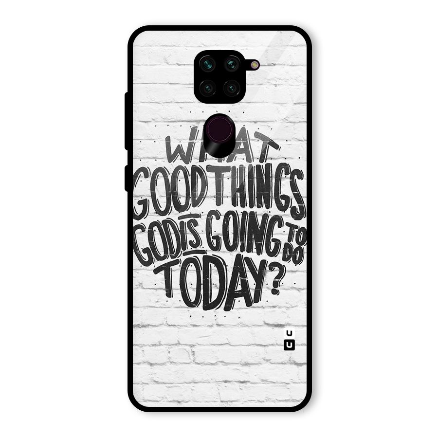 Wall Good Glass Back Case for Redmi Note 9