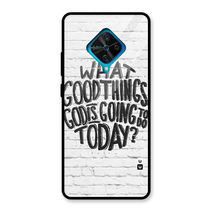 Wall Good Glass Back Case for Vivo S1 Pro