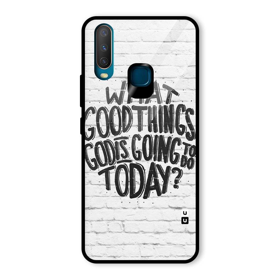 Wall Good Glass Back Case for Vivo U10