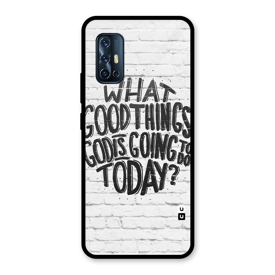 Wall Good Glass Back Case for Vivo V17