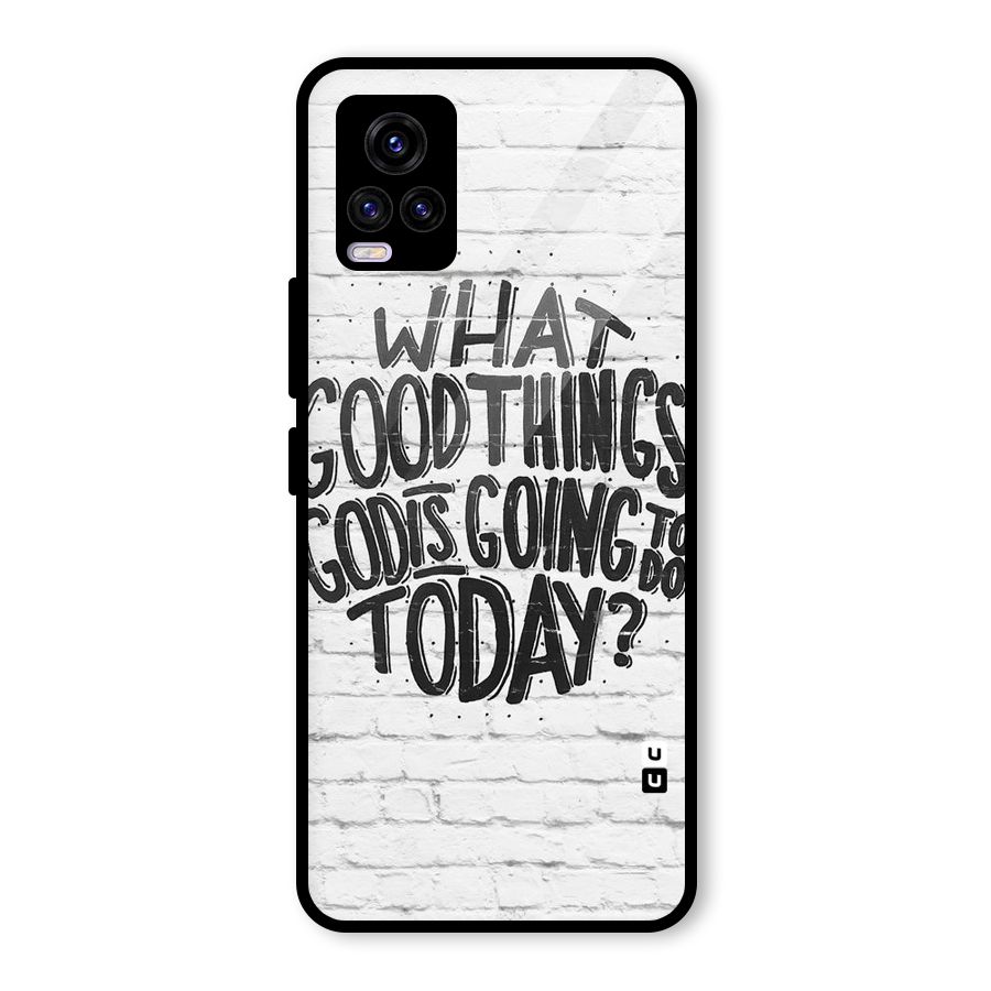 Wall Good Glass Back Case for Vivo V20