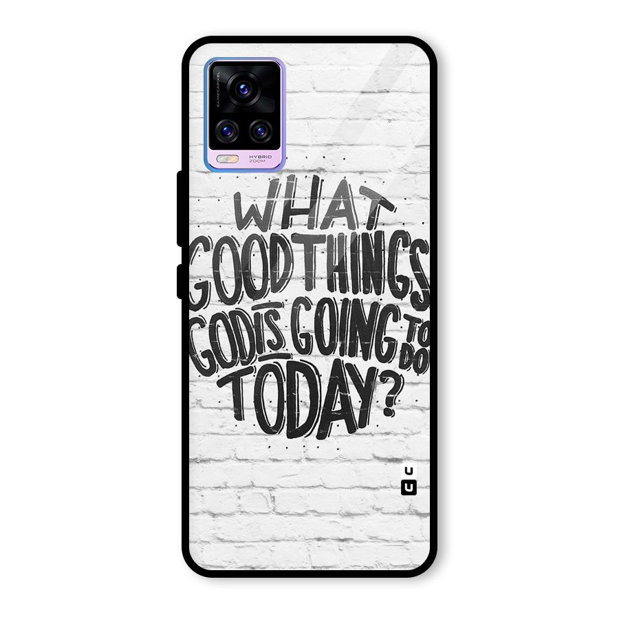 Wall Good Glass Back Case for Vivo V20 Pro