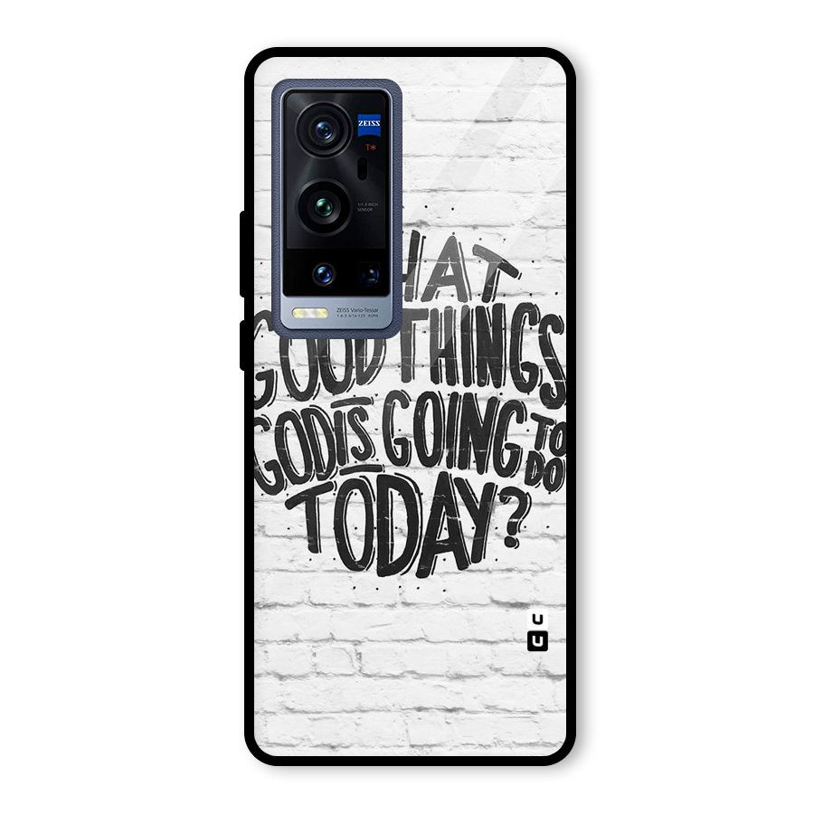Wall Good Glass Back Case for Vivo X60 Pro Plus