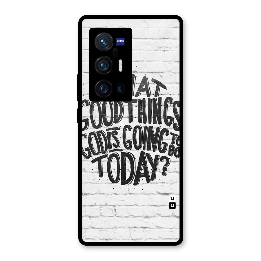 Wall Good Glass Back Case for Vivo X70 Pro Plus
