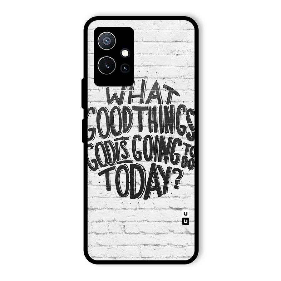 Wall Good Glass Back Case for Vivo Y75 5G