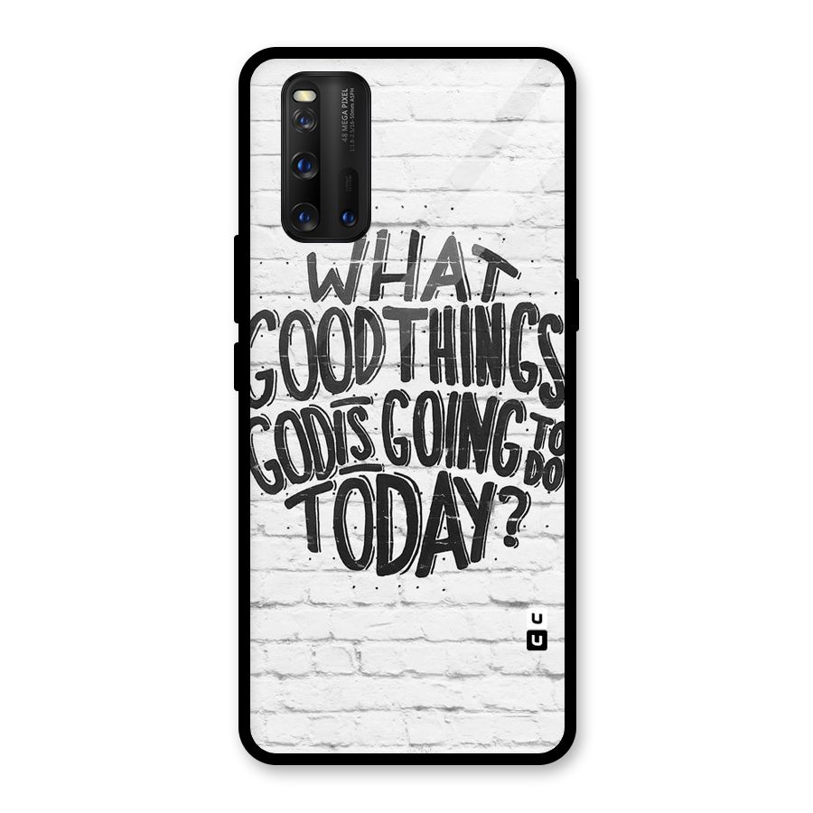 Wall Good Glass Back Case for Vivo iQOO 3