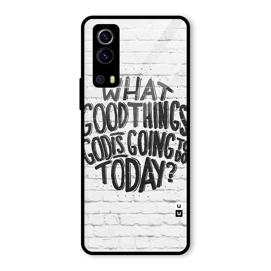 Wall Good Glass Back Case for Vivo iQOO Z3