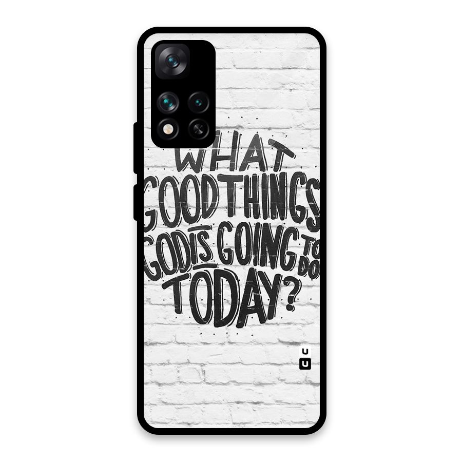 Wall Good Glass Back Case for Xiaomi 11i HyperCharge 5G