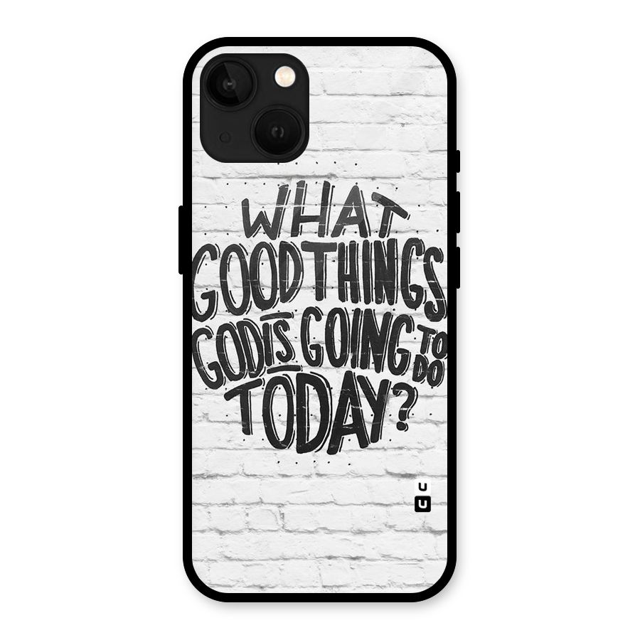 Wall Good Glass Back Case for iPhone 13
