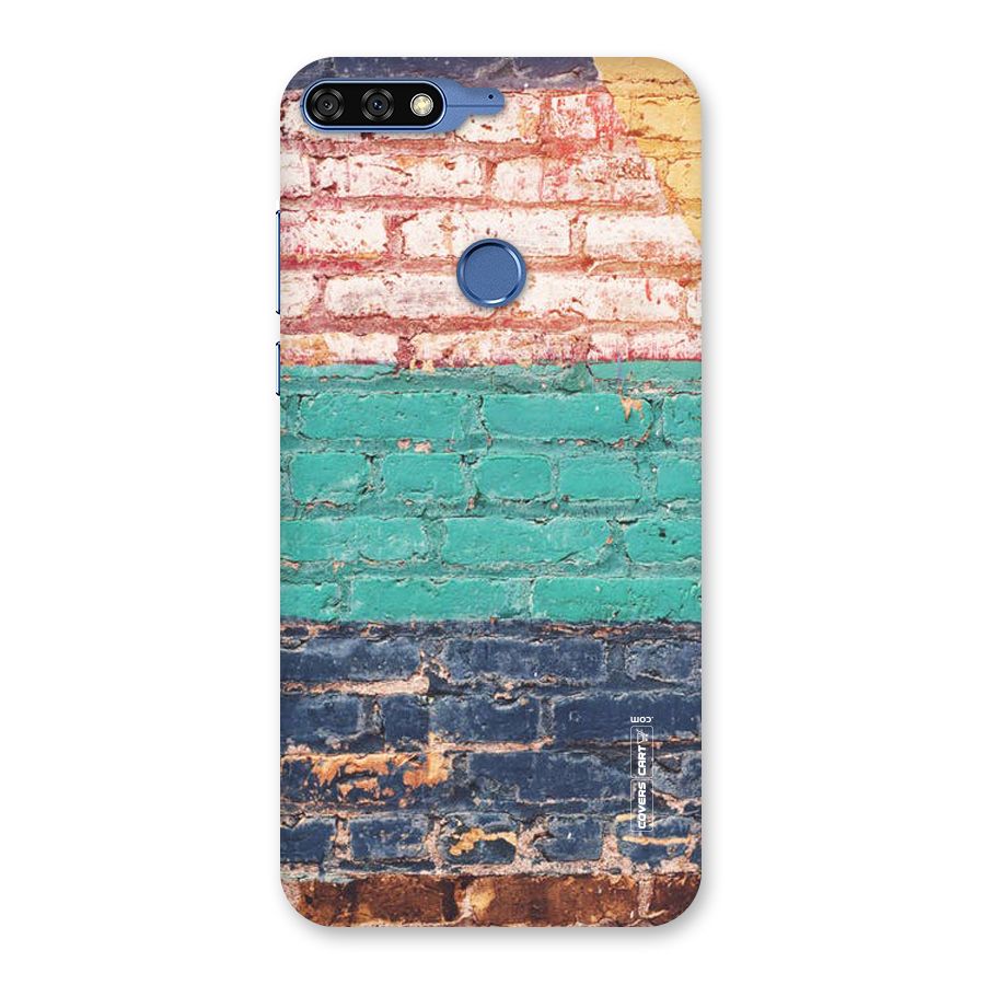 Wall Grafitty Back Case for Honor 7C