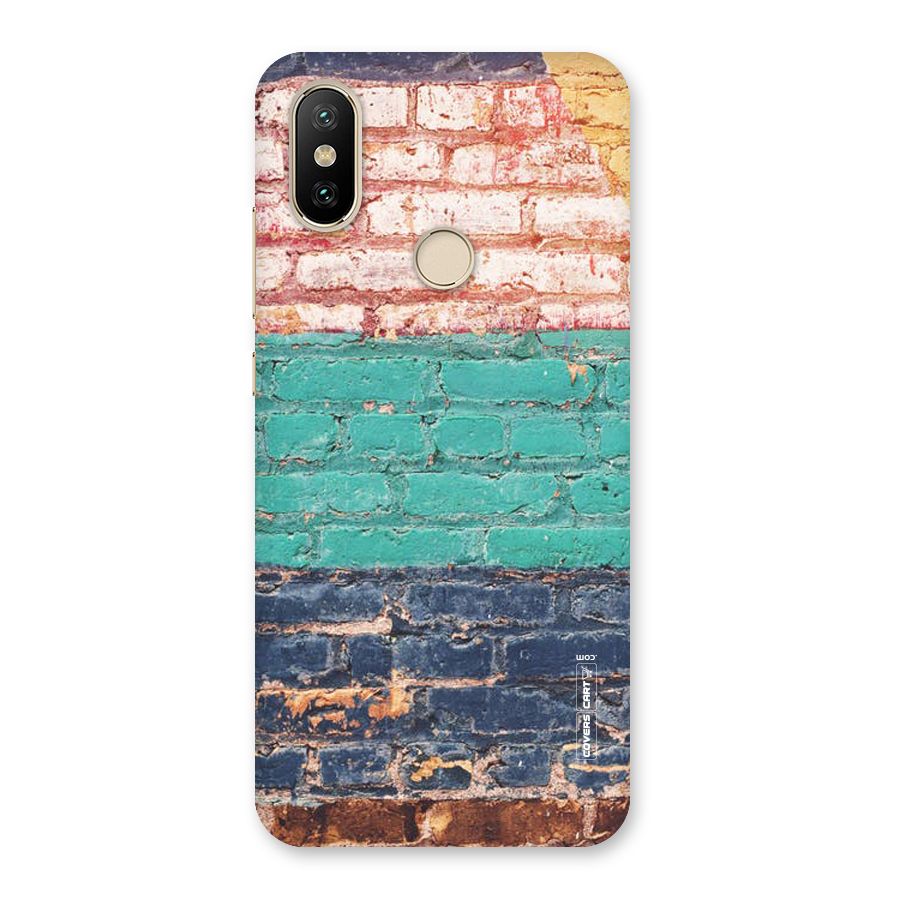 Wall Grafitty Back Case for Mi A2
