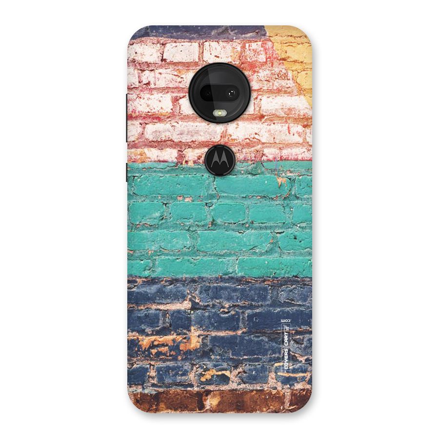 Wall Grafitty Back Case for Moto G7