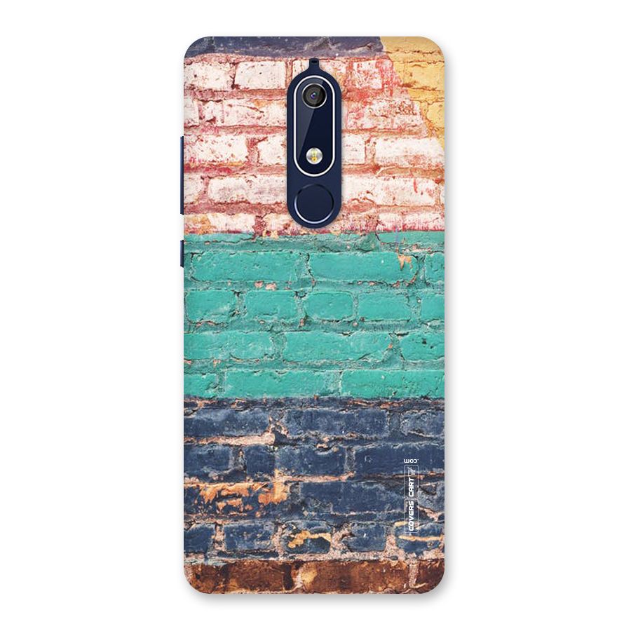Wall Grafitty Back Case for Nokia 5.1