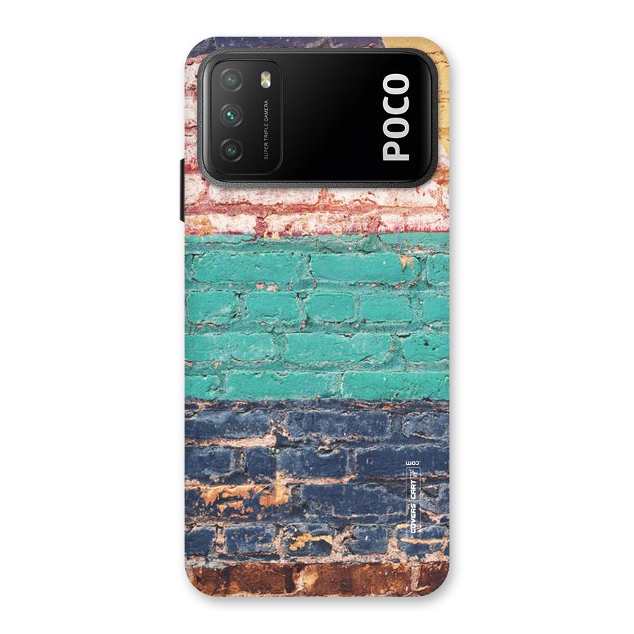 Wall Grafitty Back Case for Poco M3