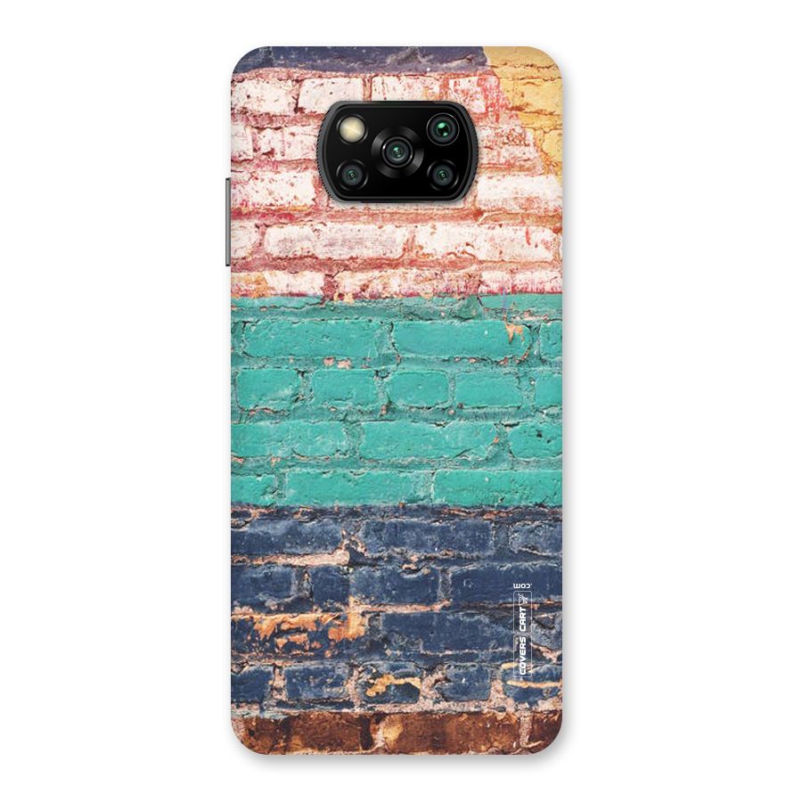 Wall Grafitty Back Case for Poco X3
