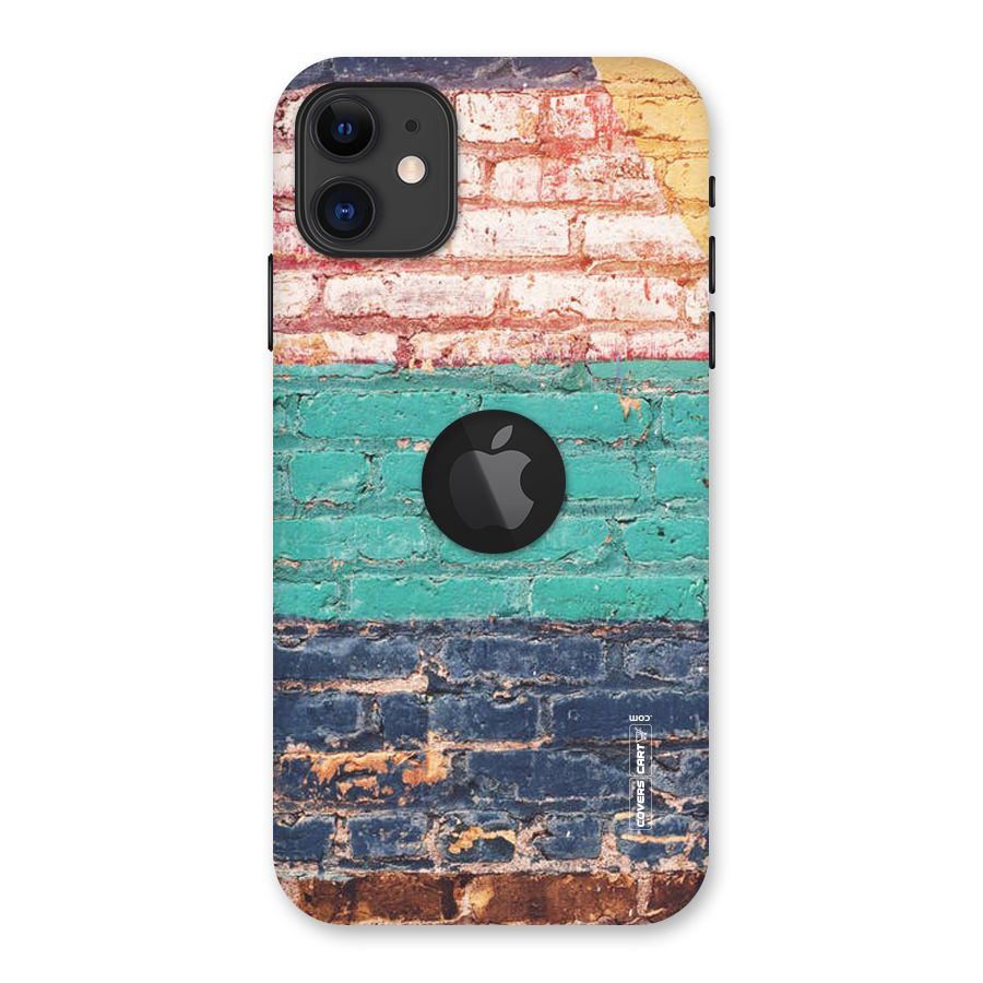 Wall Grafitty Back Case for iPhone 11 Logo Cut