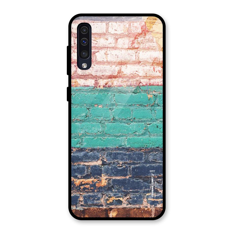 Wall Grafitty Glass Back Case for Galaxy A30s