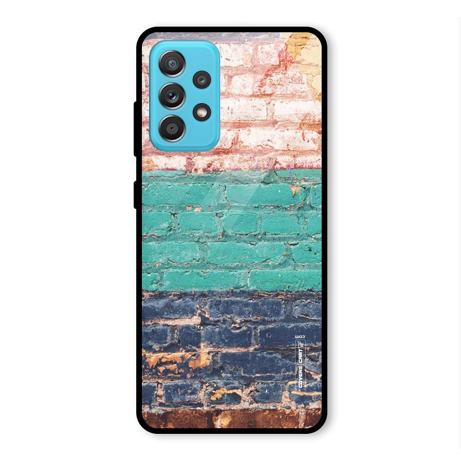 Wall Grafitty Glass Back Case for Galaxy A52