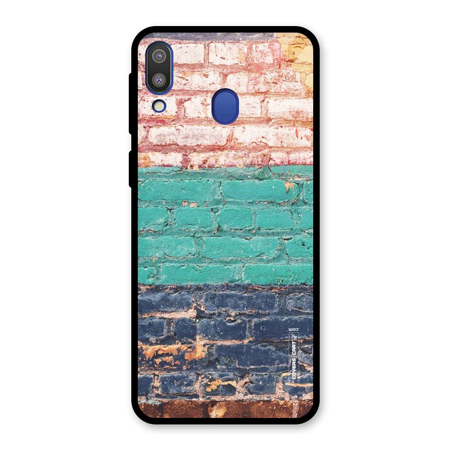 Wall Grafitty Glass Back Case for Galaxy M20