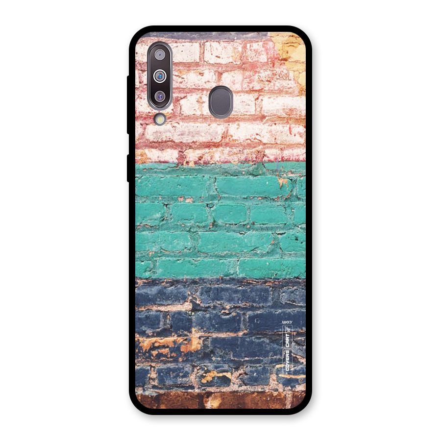 Wall Grafitty Glass Back Case for Galaxy M30