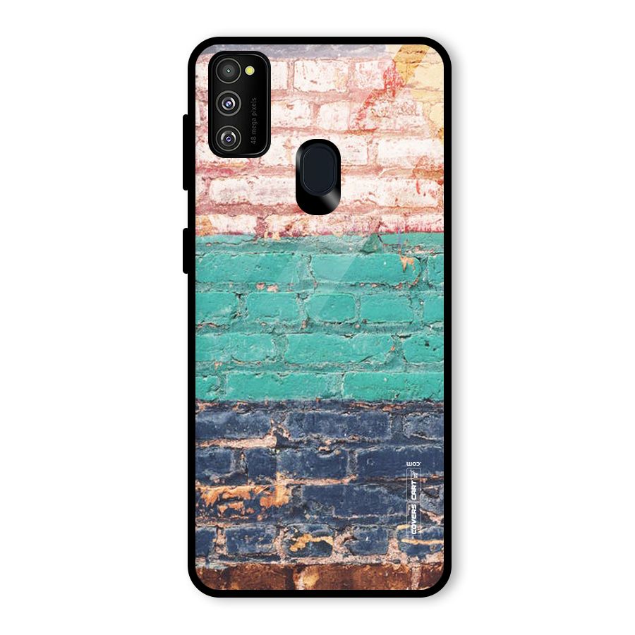 Wall Grafitty Glass Back Case for Galaxy M30s