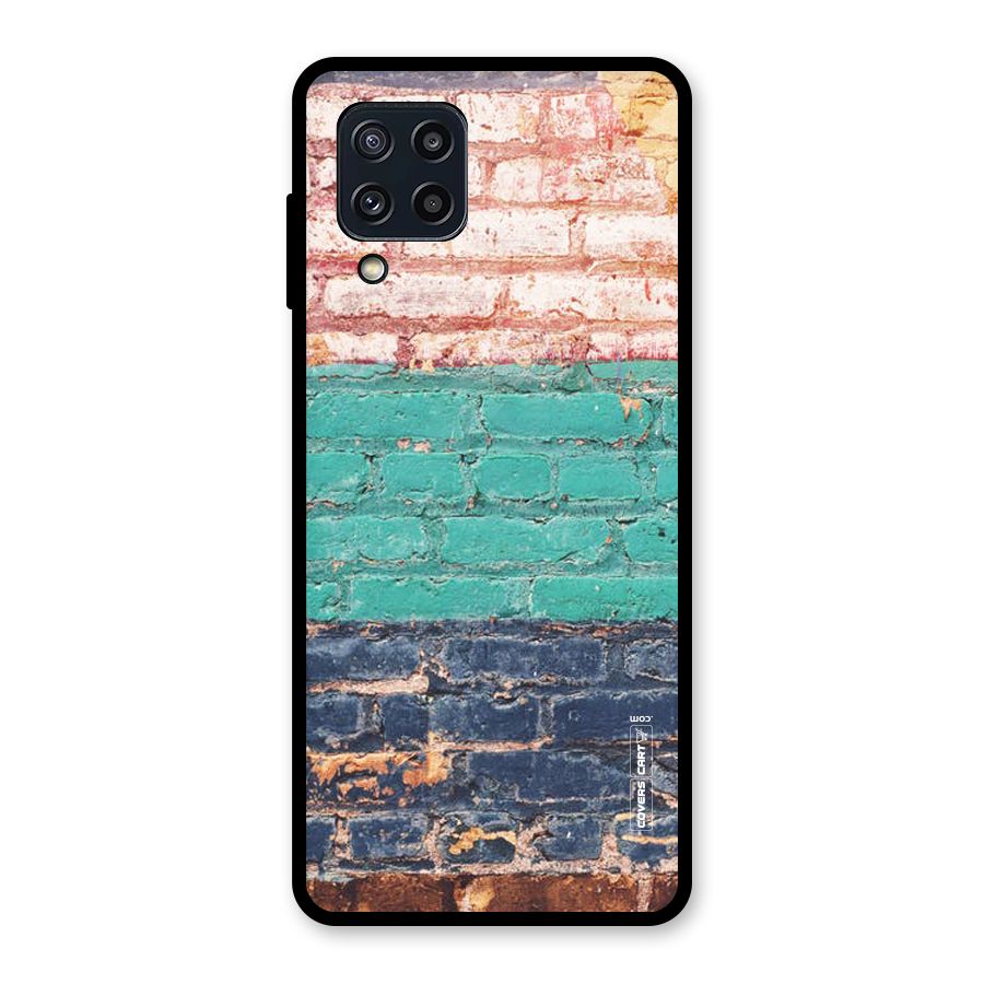 Wall Grafitty Glass Back Case for Galaxy M32