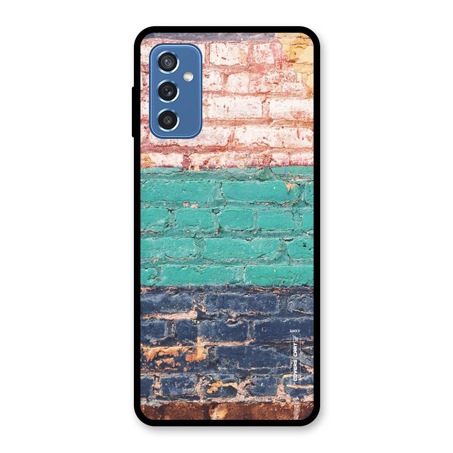 Wall Grafitty Glass Back Case for Galaxy M52 5G