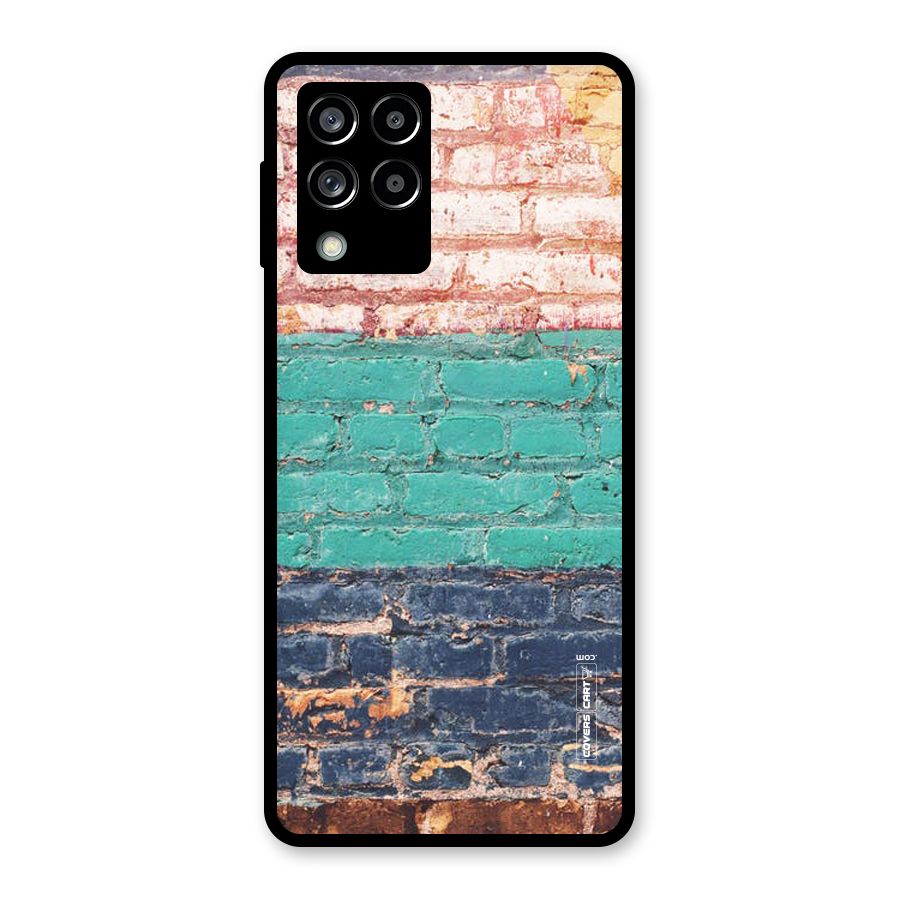 Wall Grafitty Glass Back Case for Galaxy M53 5G