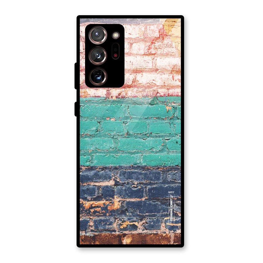 Wall Grafitty Glass Back Case for Galaxy Note 20 Ultra