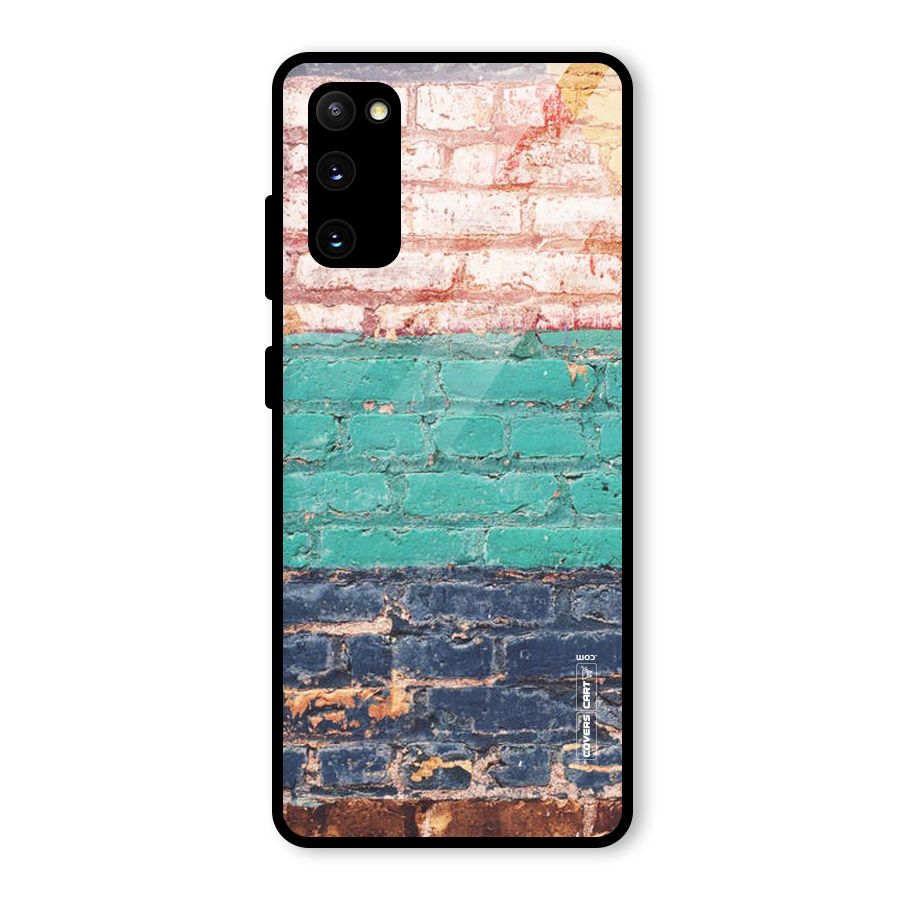 Wall Grafitty Glass Back Case for Galaxy S20 FE 5G
