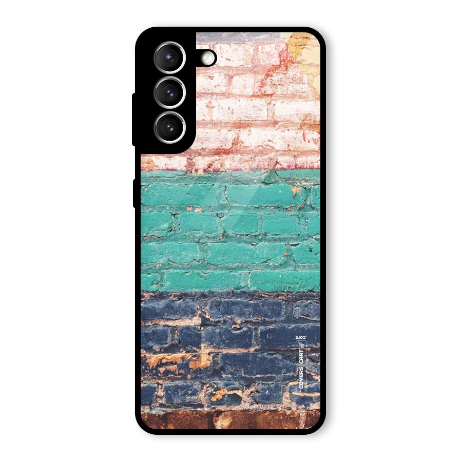 Wall Grafitty Glass Back Case for Galaxy S21 5G