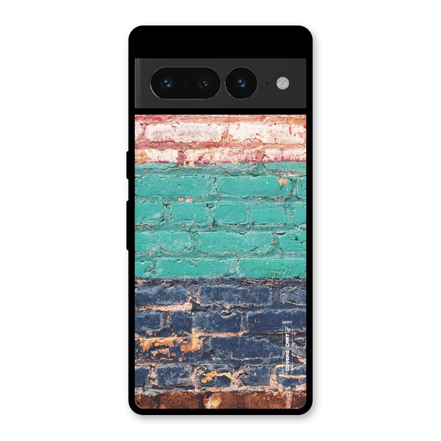 Wall Grafitty Glass Back Case for Google Pixel 7 Pro