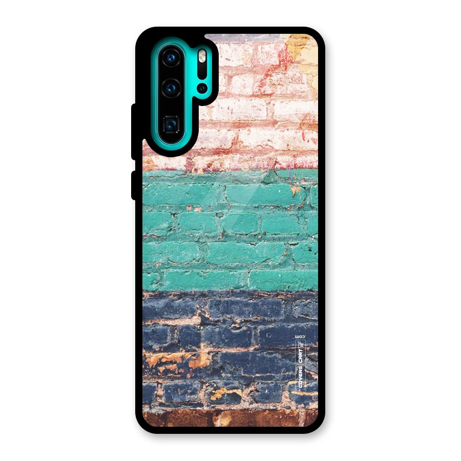 Wall Grafitty Glass Back Case for Huawei P30 Pro