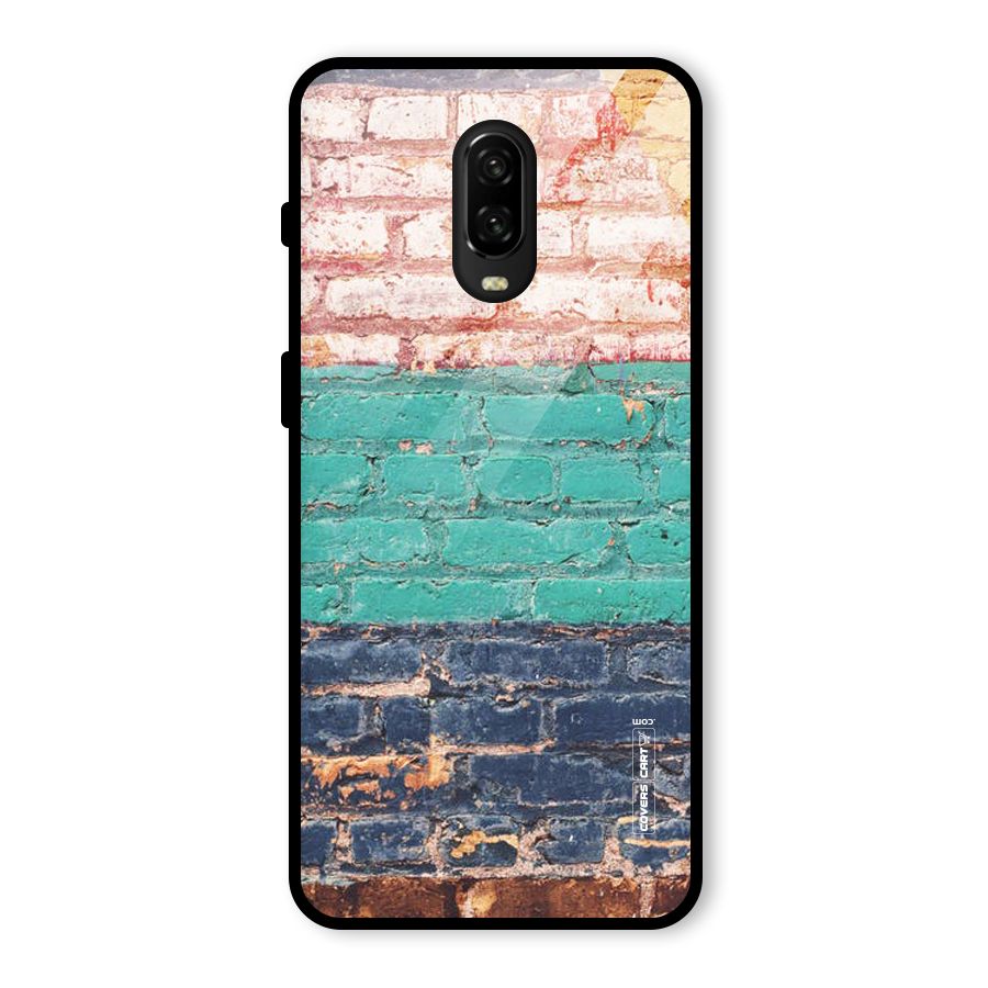 Wall Grafitty Glass Back Case for OnePlus 6T