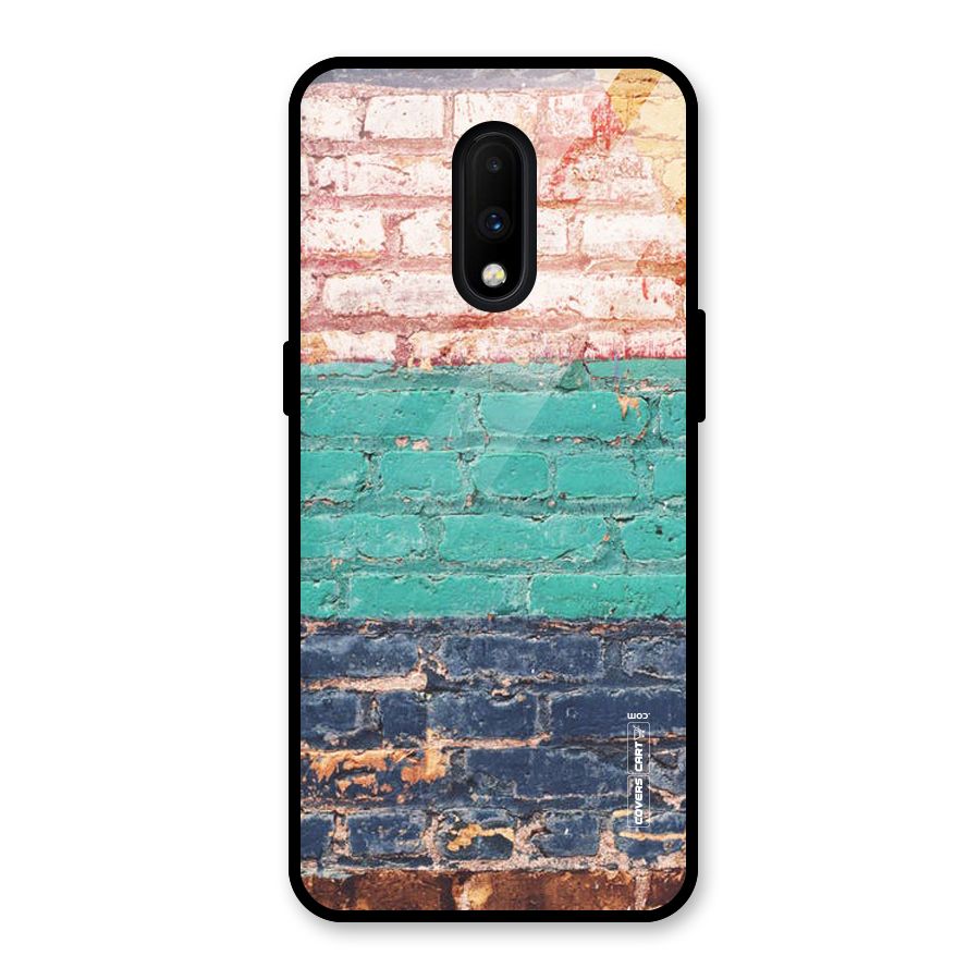 Wall Grafitty Glass Back Case for OnePlus 7