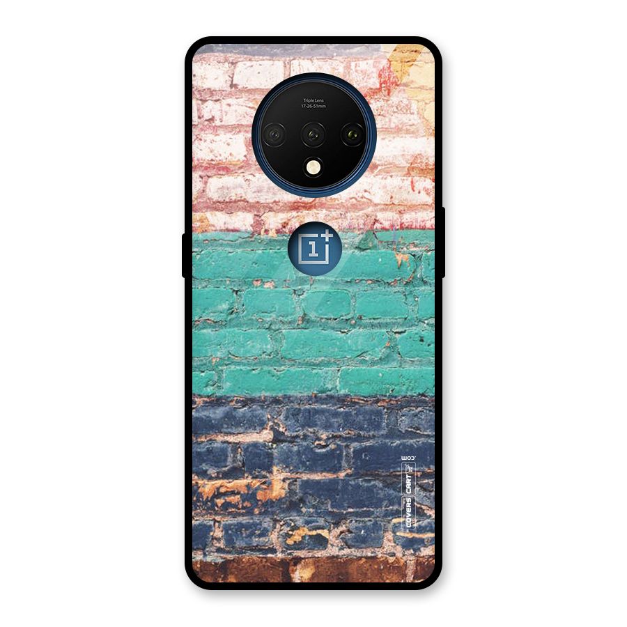 Wall Grafitty Glass Back Case for OnePlus 7T