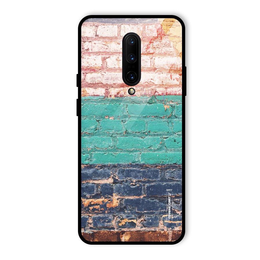 Wall Grafitty Glass Back Case for OnePlus 7 Pro