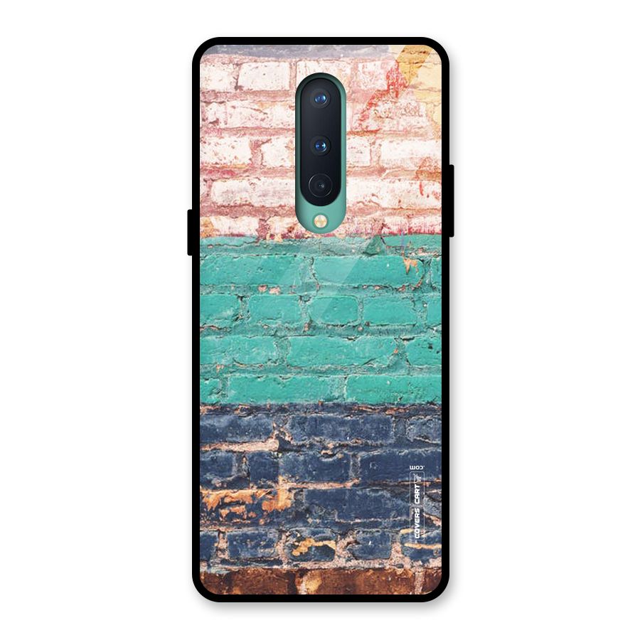 Wall Grafitty Glass Back Case for OnePlus 8