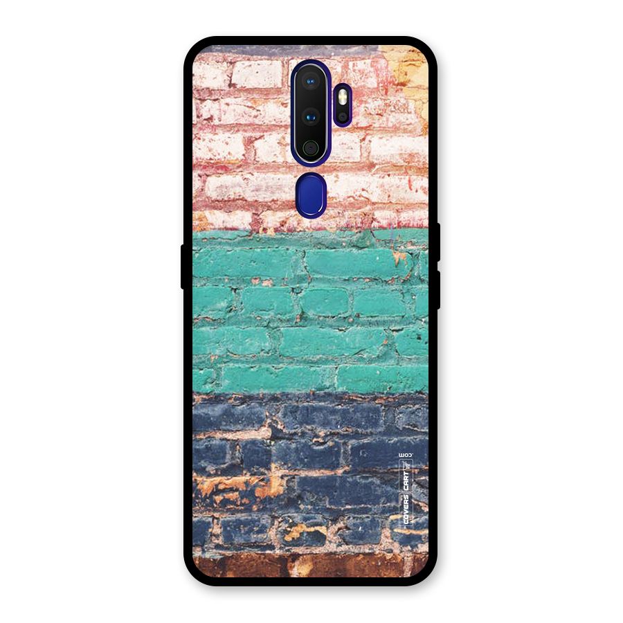Wall Grafitty Glass Back Case for Oppo A9 (2020)