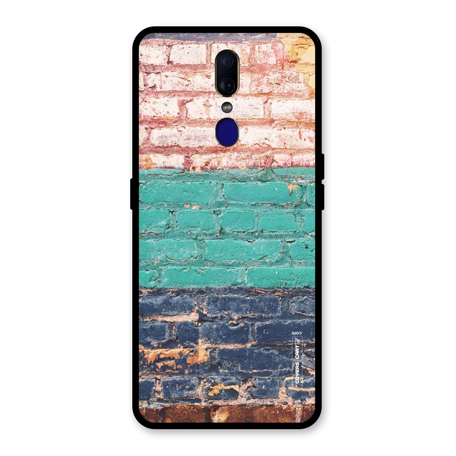 Wall Grafitty Glass Back Case for Oppo F11