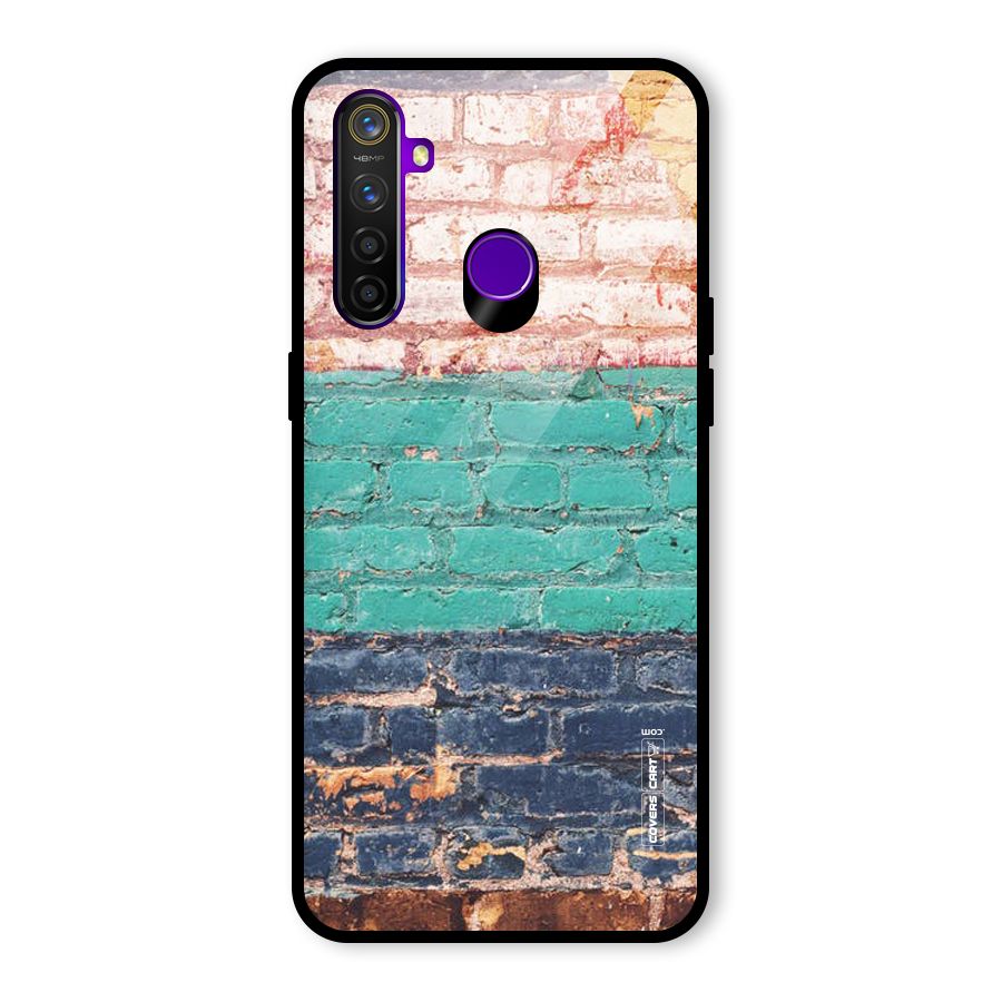 Wall Grafitty Glass Back Case for Realme 5 Pro